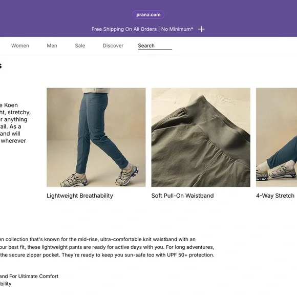 Prana Koen Sage Green Regular Fit Pants - Picture 5 of 7